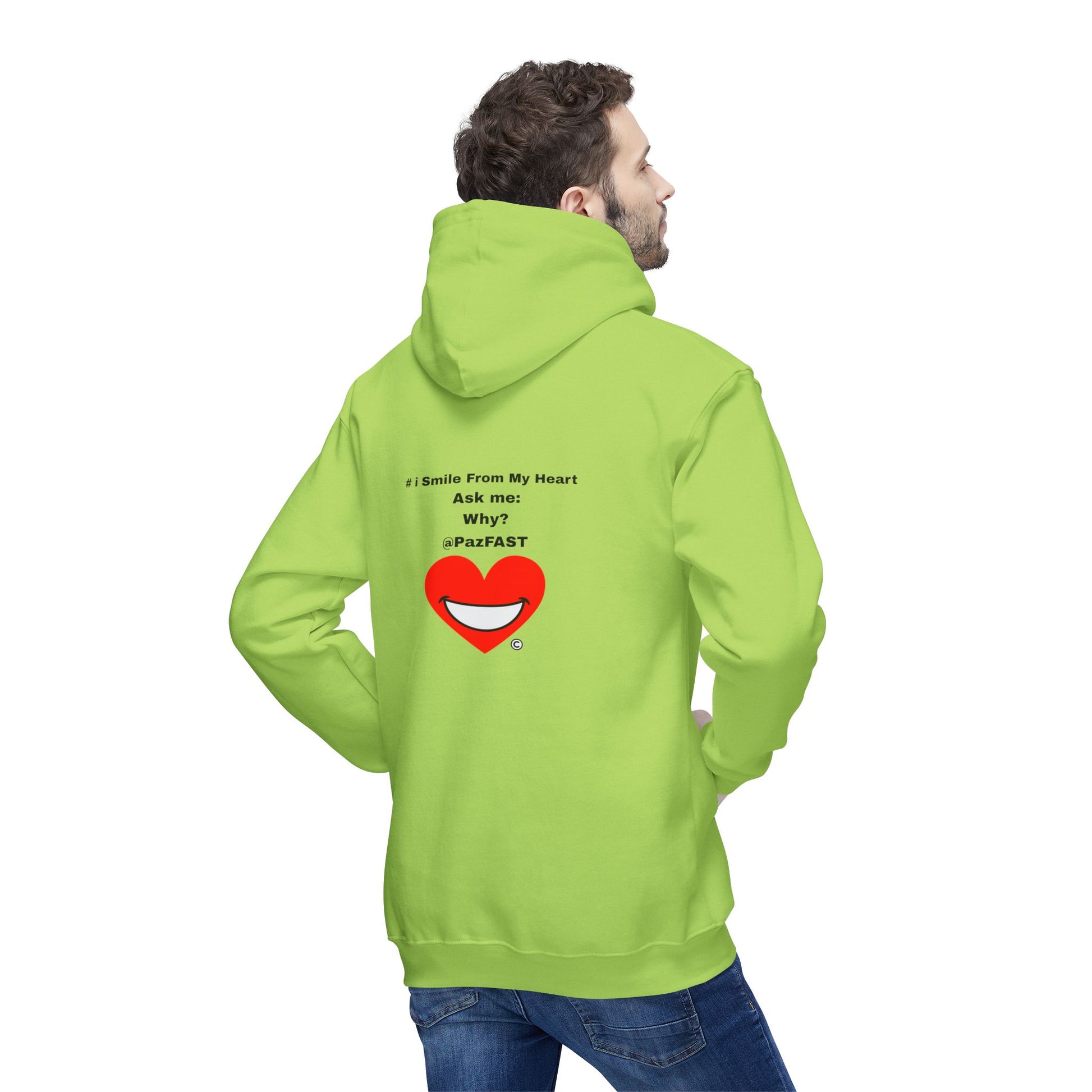 Unisex Hooded Sweatshirt, Made in US | Extend Total *Kindness with "Paz FAST, The Love Solution" - The Love Solution