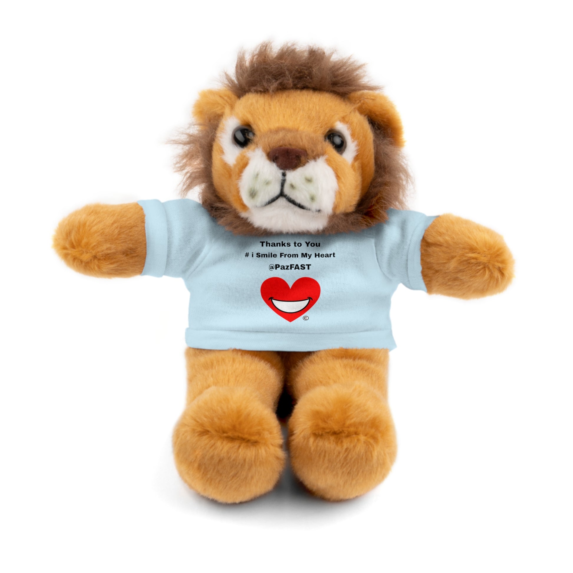 Stuffed Animals with Tee | Extend Total *Kindness with "Paz FAST, The Love Solution" - The Love Solution