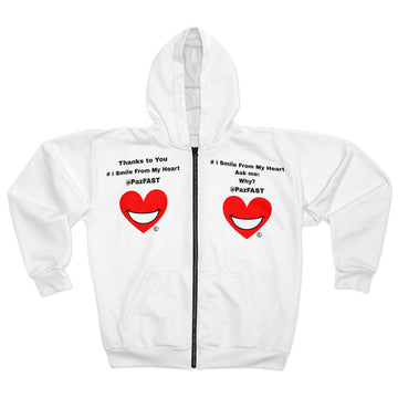 Unisex Zip Hoodie (AOP) | Extend Total *Kindness with 