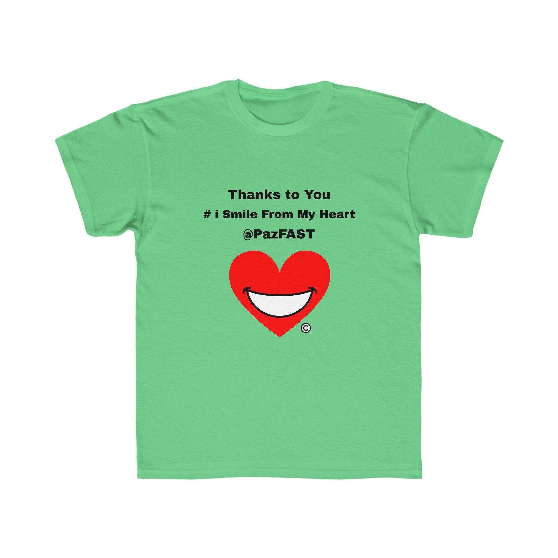 Kids Regular Fit Tee | Extend Total *Kindness with "Paz FAST, The Love Solution" - The Love Solution