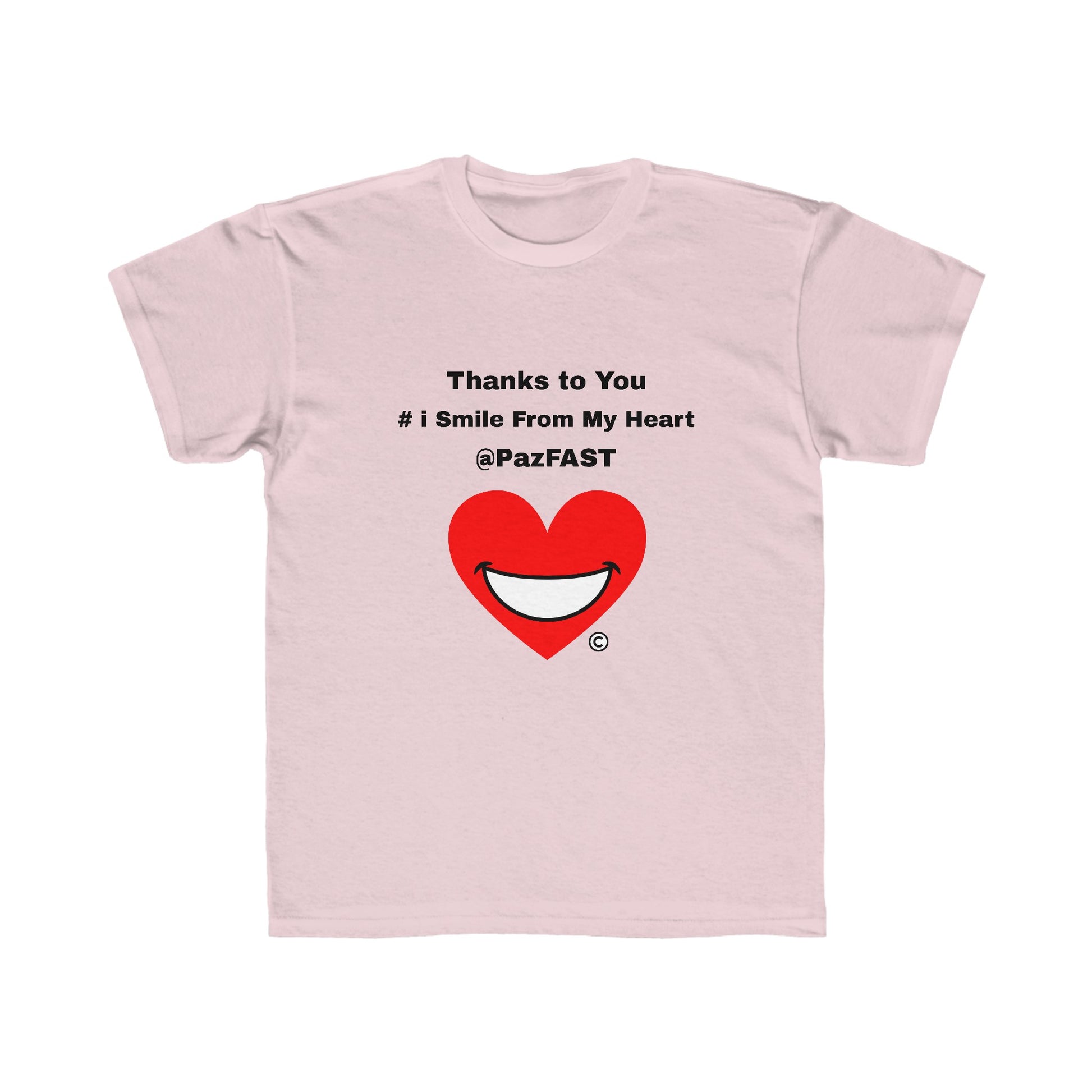 Kids Regular Fit Tee | Extend Total *Kindness with "Paz FAST, The Love Solution" - The Love Solution