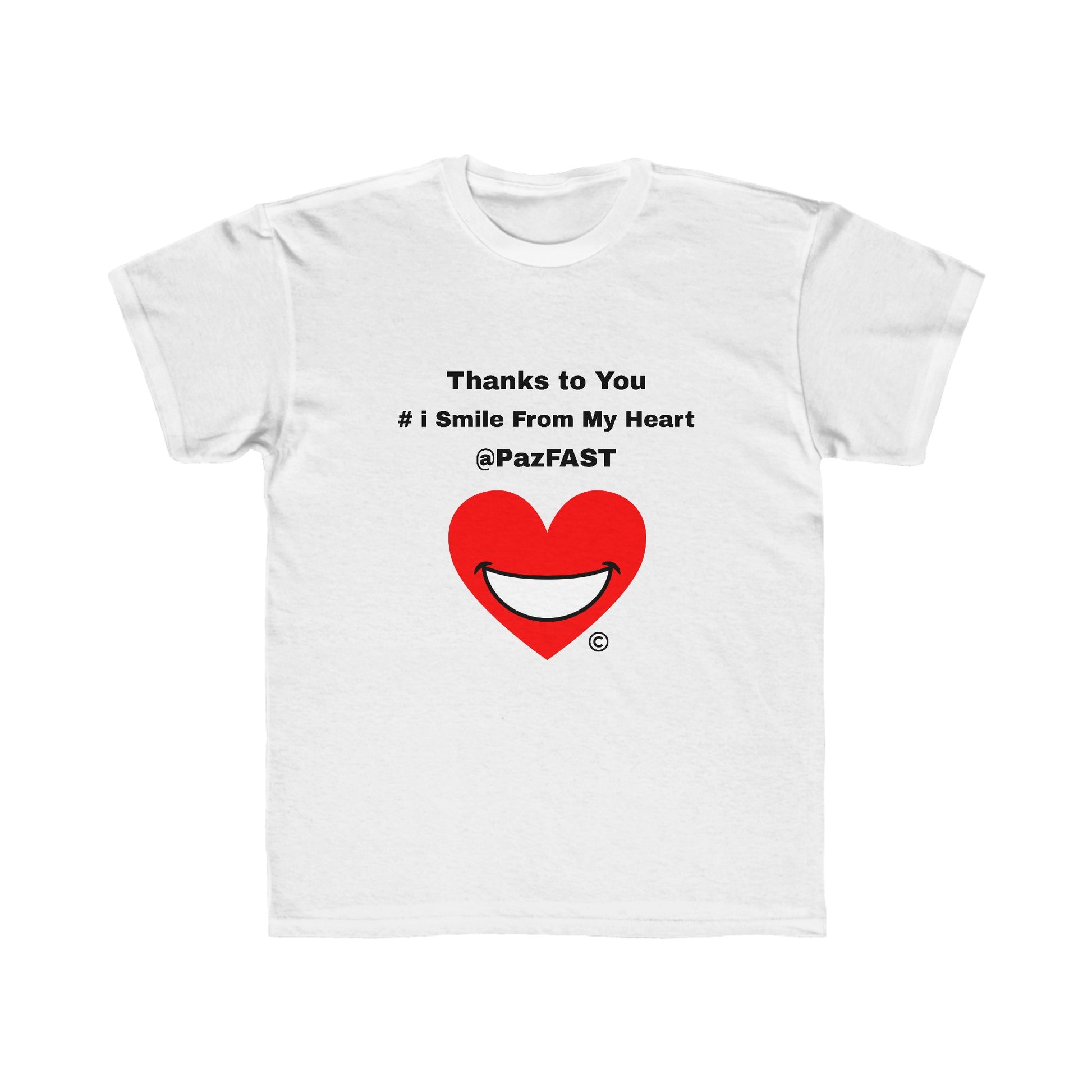 Kids Regular Fit Tee | Extend Total *Kindness with "Paz FAST, The Love Solution" - The Love Solution