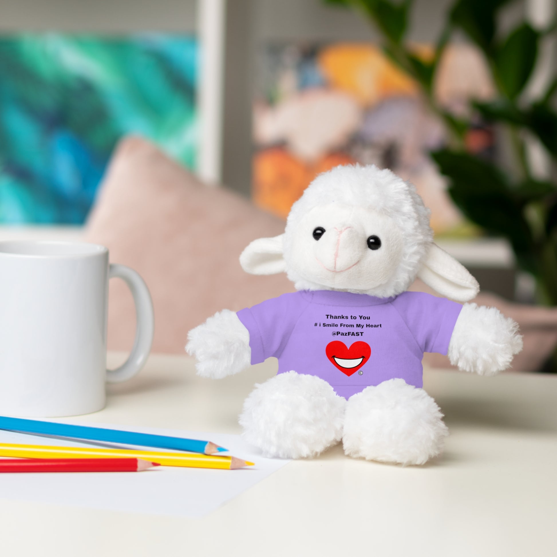 Stuffed Animals with Tee | Extend Total *Kindness with "Paz FAST, The Love Solution" - The Love Solution