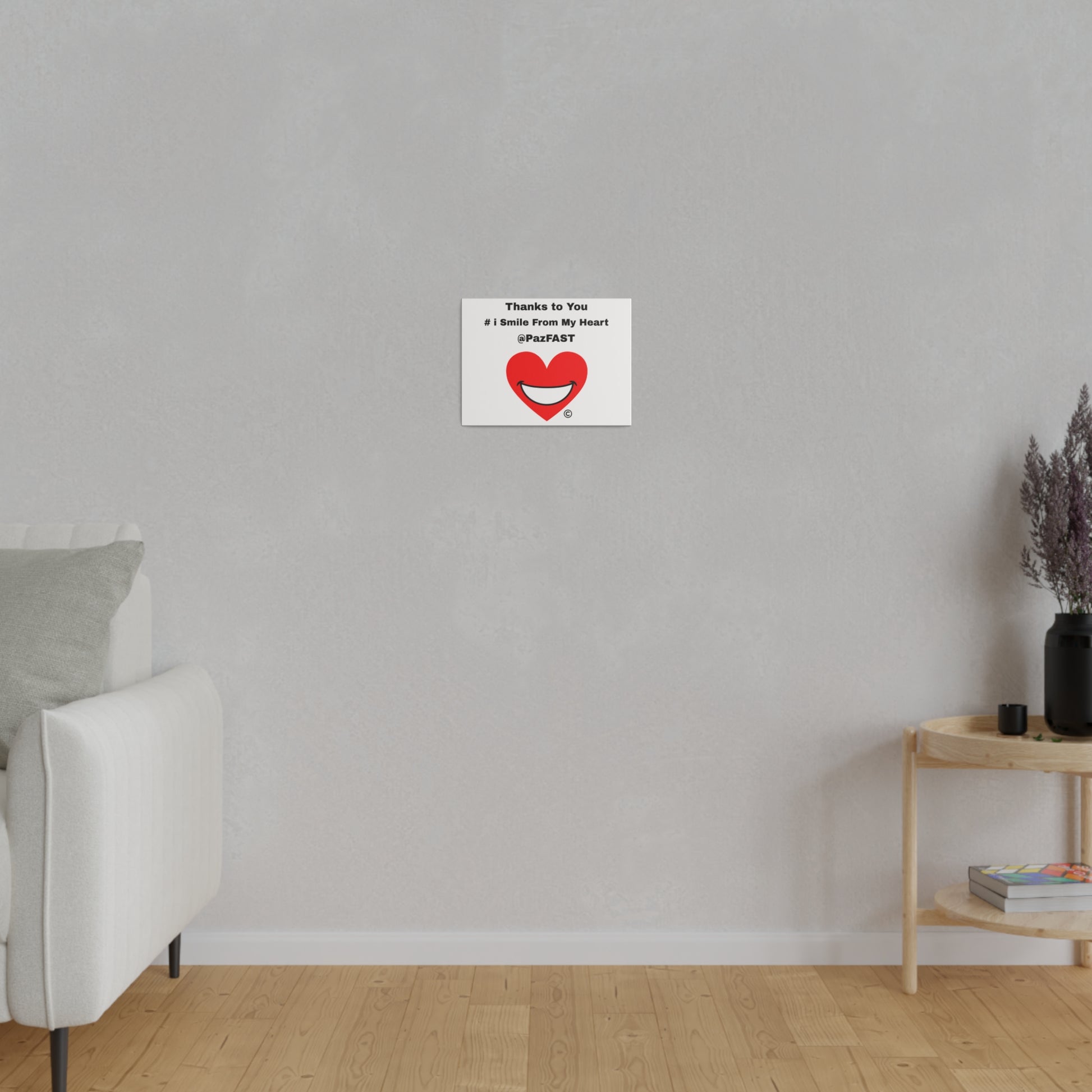 Matte Canvas, Stretched, 0.75" | Extend Total *Kindness with "Paz FAST, The Love Solution" - The Love Solution