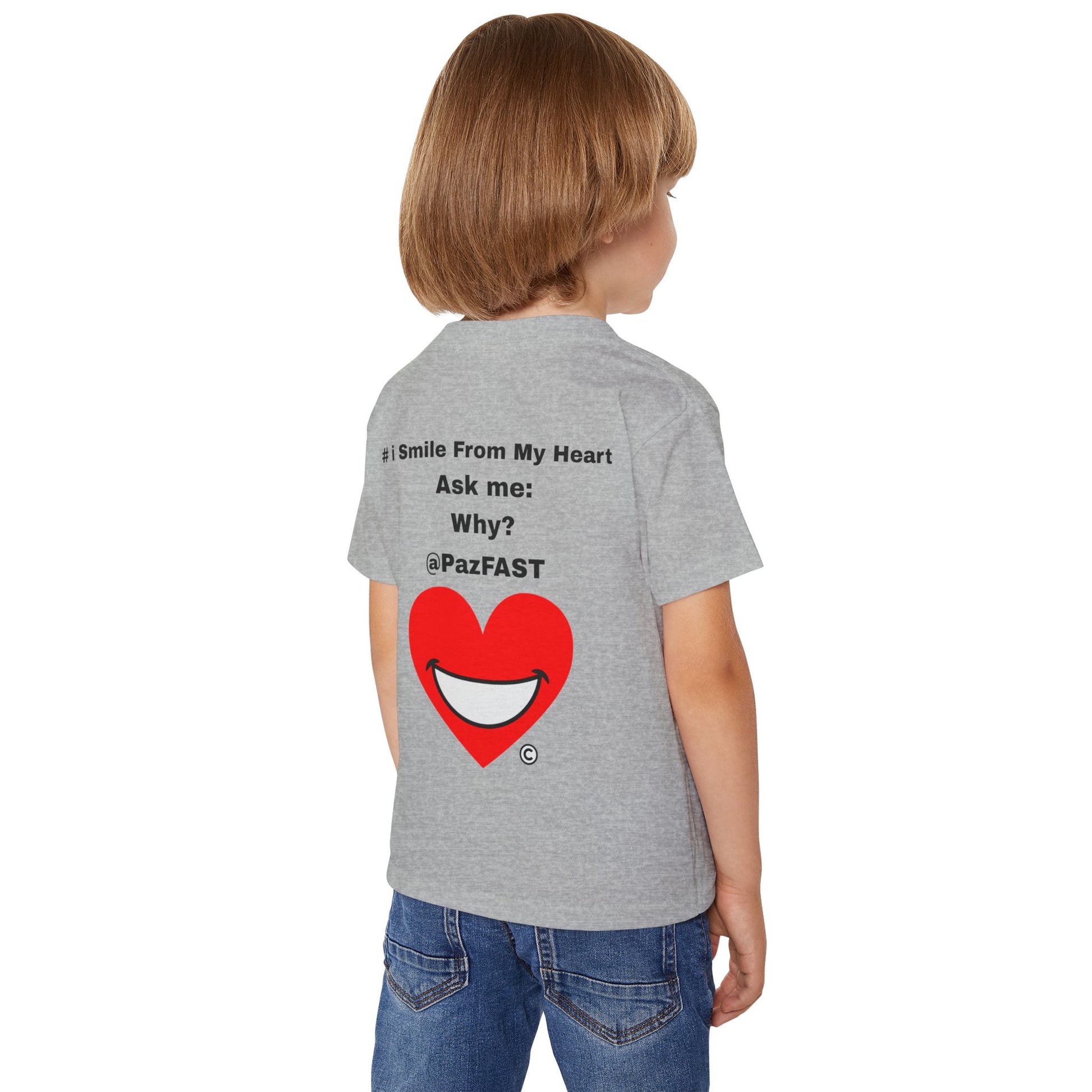 Heavy Cotton™ Toddler T-shirt | Extend Total *Kindness with "Paz FAST, The Love Solution" - The Love Solution