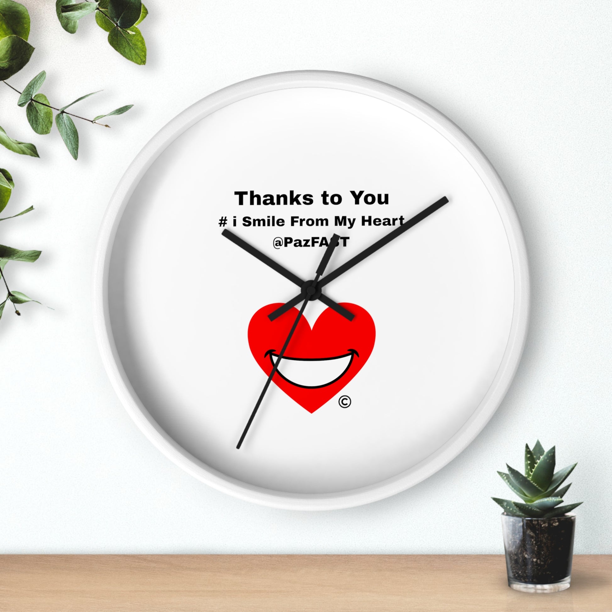 Wall Clock | Extend Total *Kindness with "Paz FAST, The Love Solution" - The Love Solution