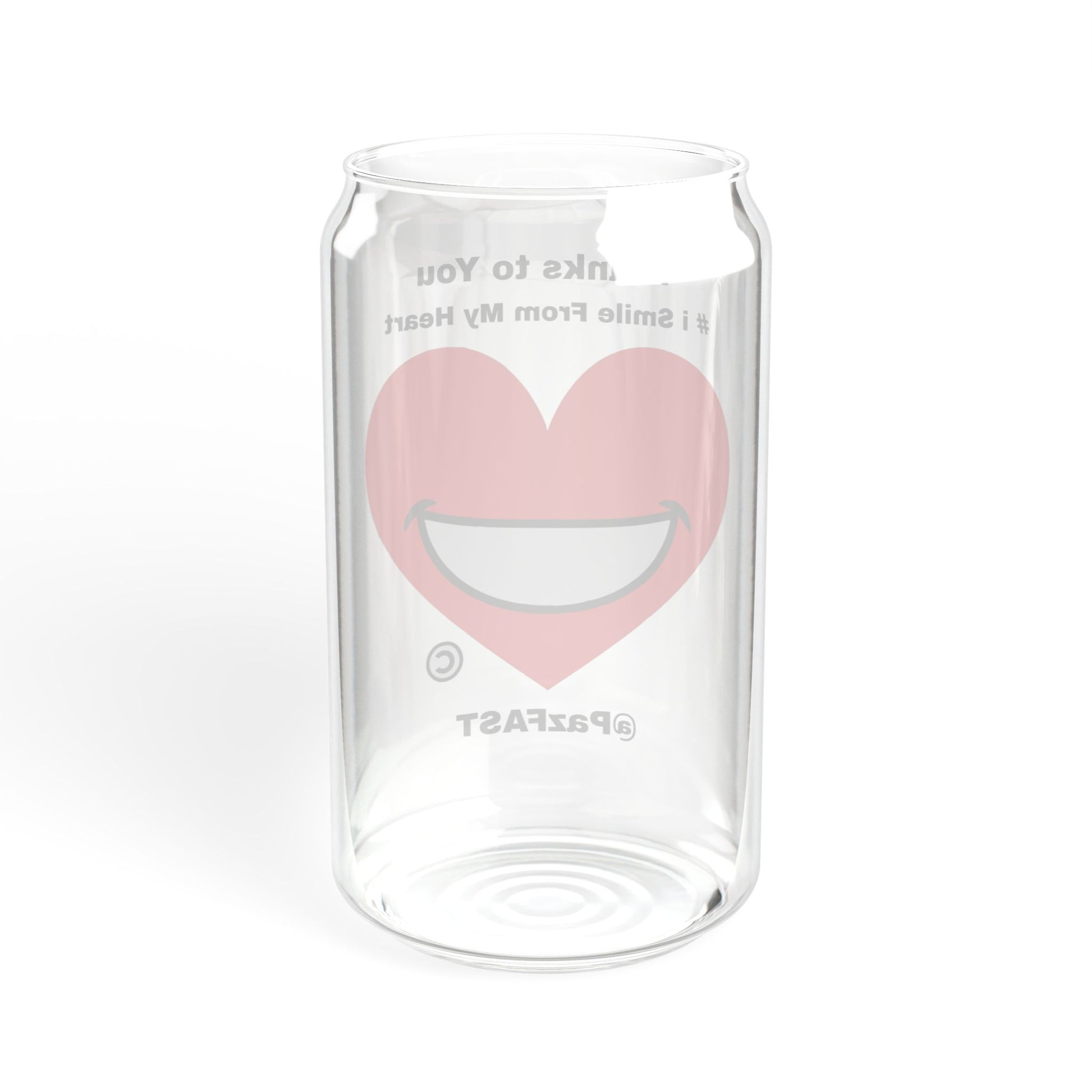 Sipper Glass, 16oz | Extend Total *Kindness with "Paz FAST, The Love Solution" - The Love Solution