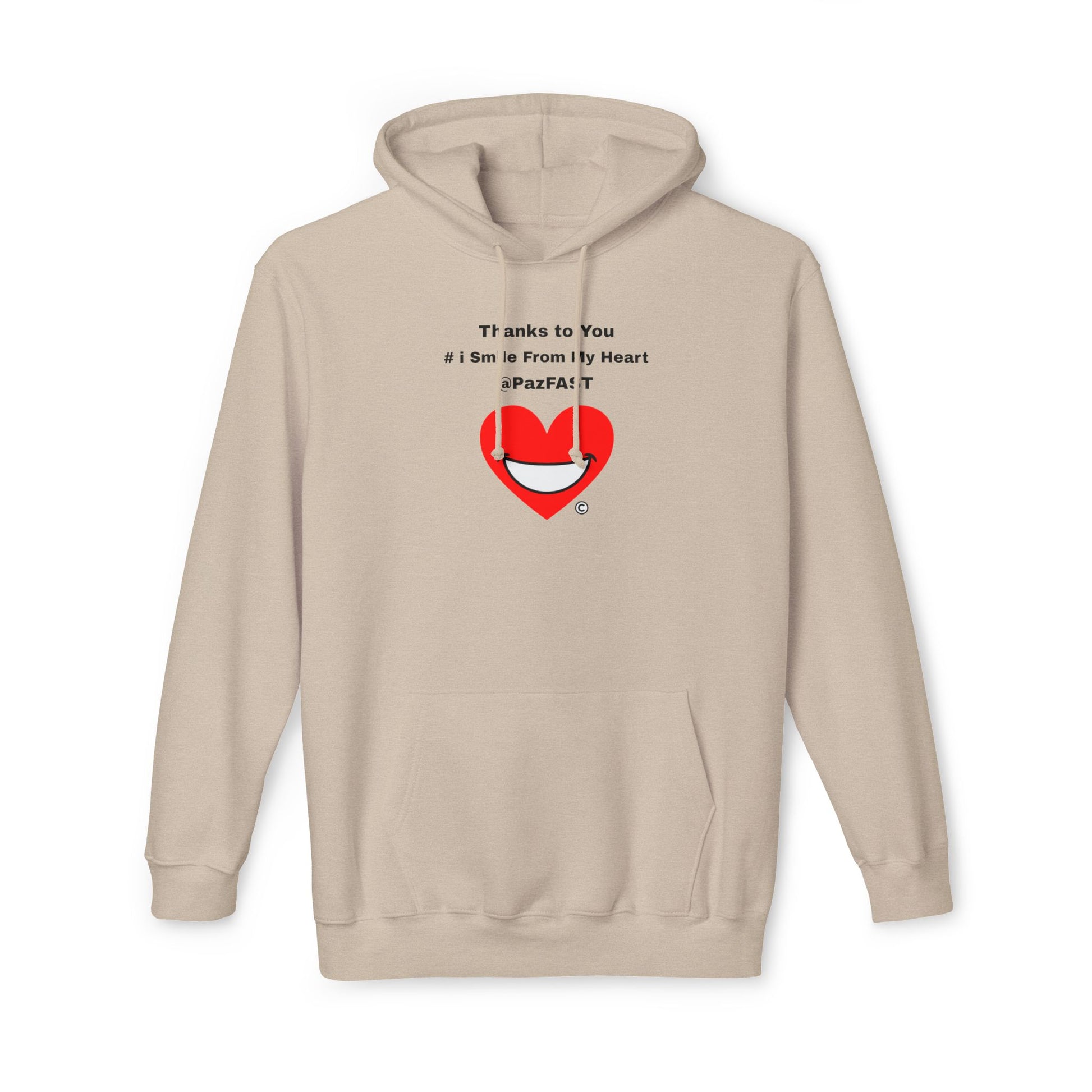 Unisex Hooded Sweatshirt, Made in US | Extend Total *Kindness with "Paz FAST, The Love Solution" - The Love Solution