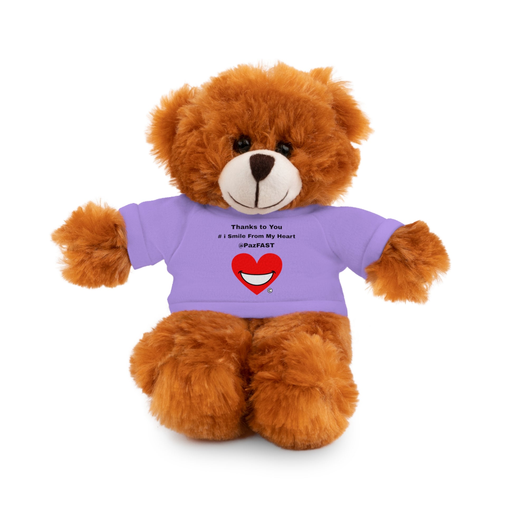 Stuffed Animals with Tee | Extend Total *Kindness with "Paz FAST, The Love Solution" - The Love Solution