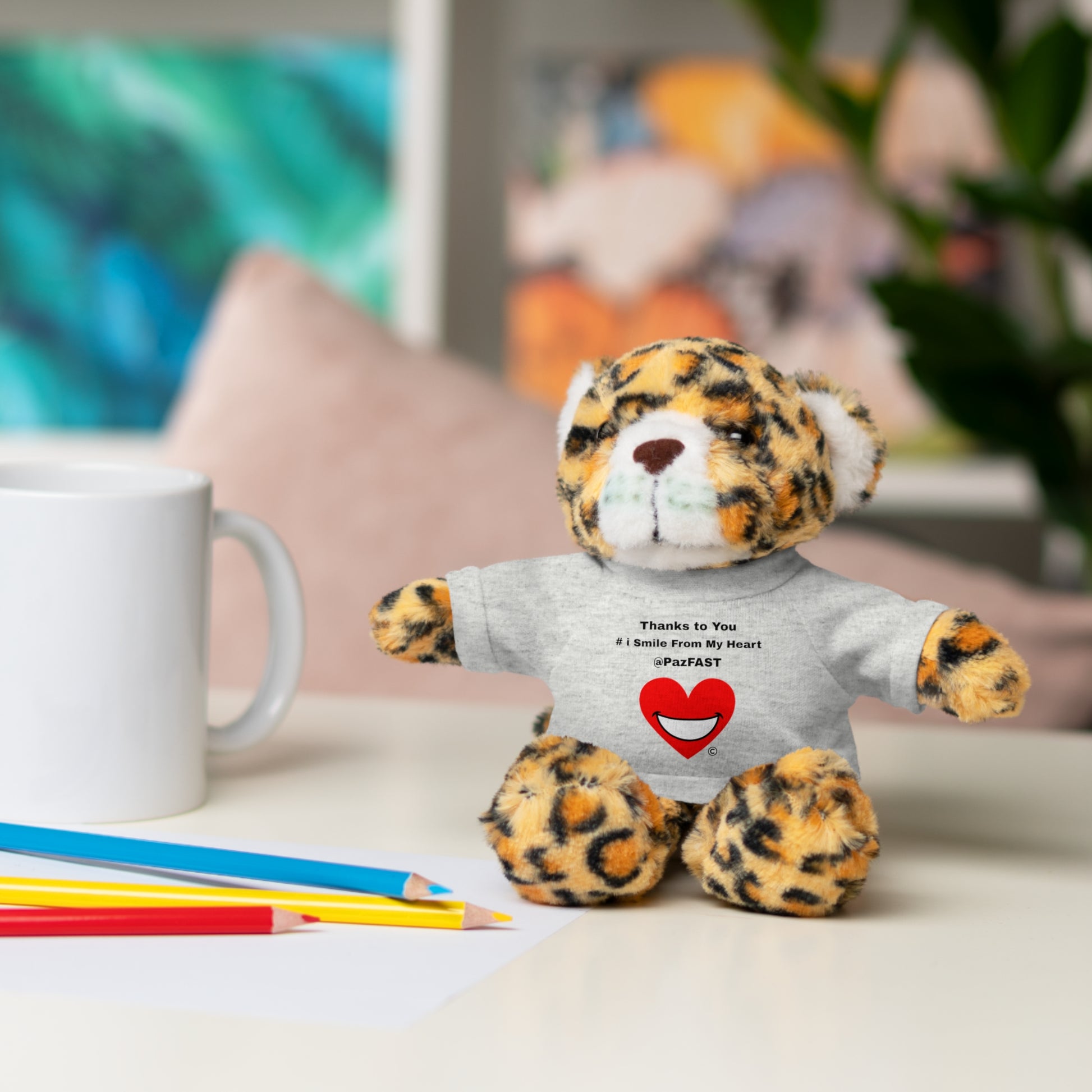 Stuffed Animals with Tee | Extend Total *Kindness with "Paz FAST, The Love Solution" - The Love Solution