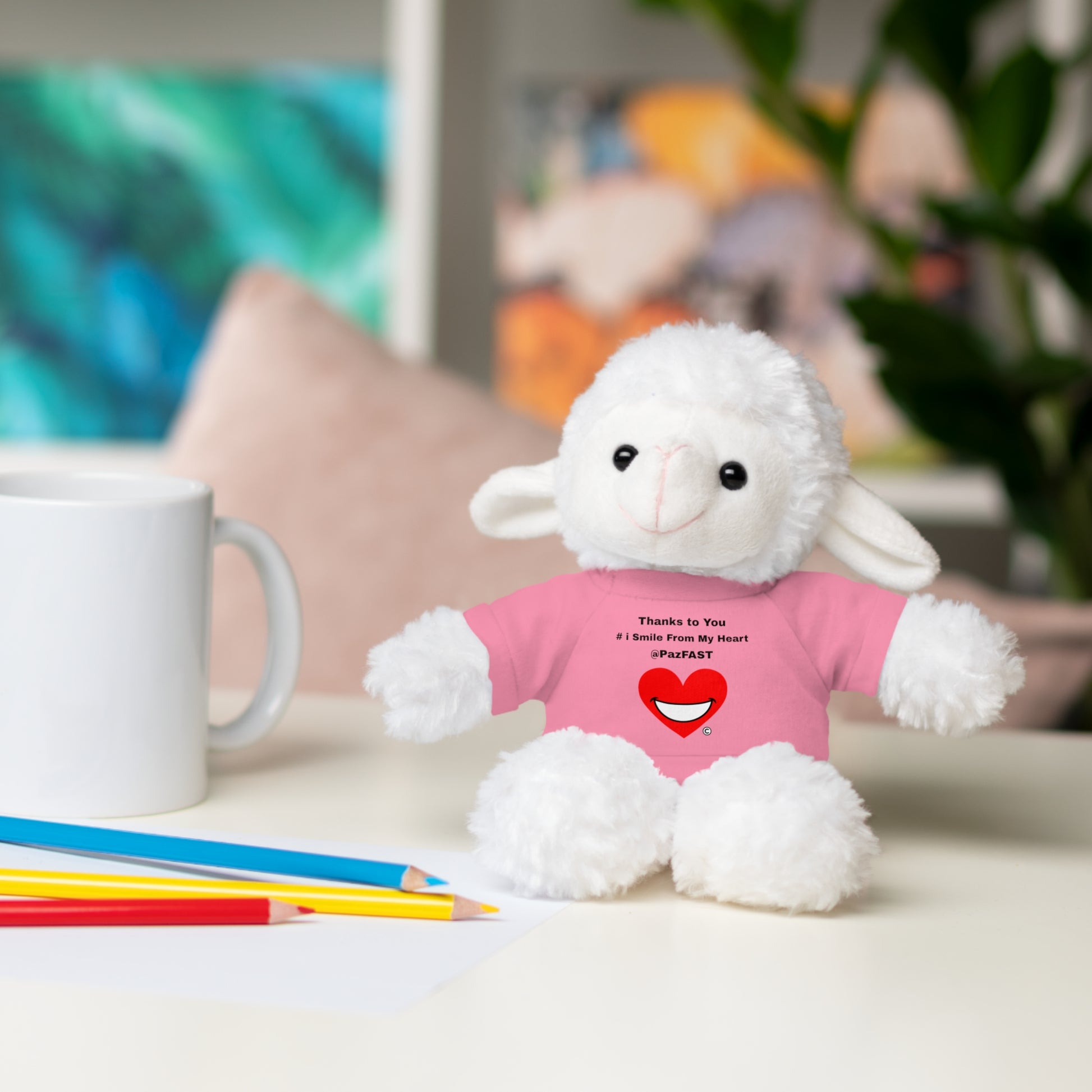 Stuffed Animals with Tee | Extend Total *Kindness with "Paz FAST, The Love Solution" - The Love Solution