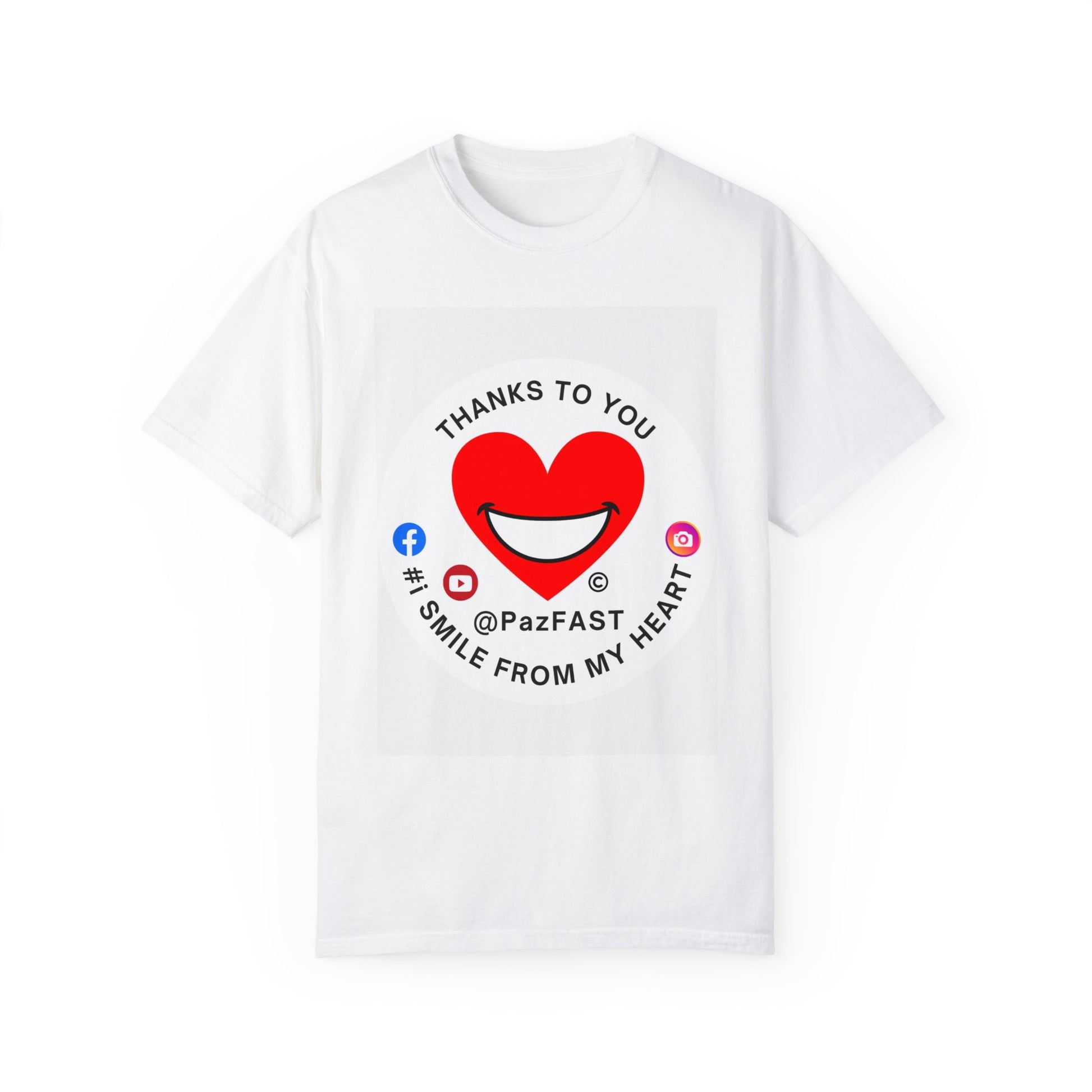 Unisex Garment-Dyed T-shirt | Extend Total *Kindness with "Paz FAST, The Love Solution" - The Love Solution