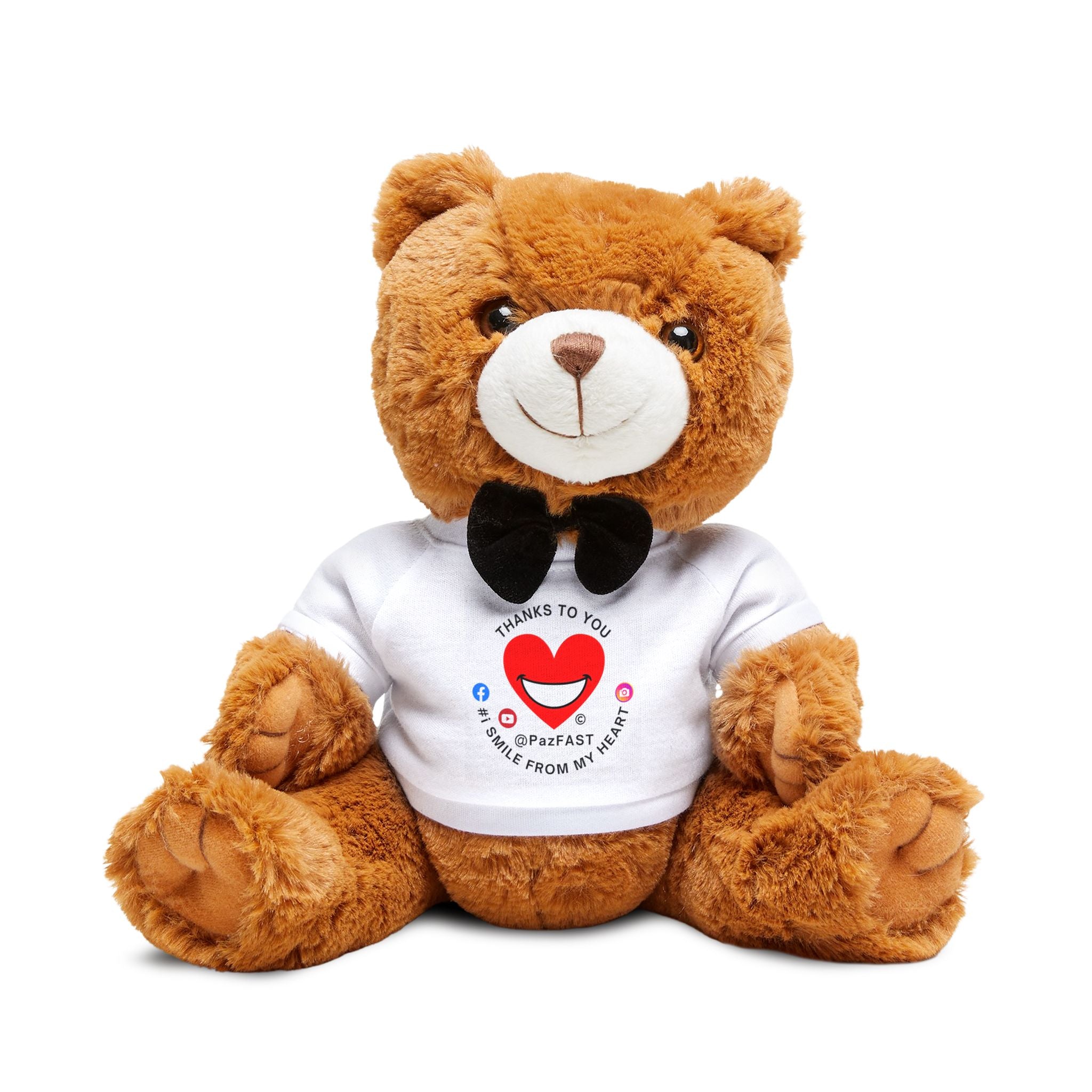 Teddy Bear with T-Shirt | Extend Total *Kindness with "Paz FAST, The Love Solution" - The Love Solution