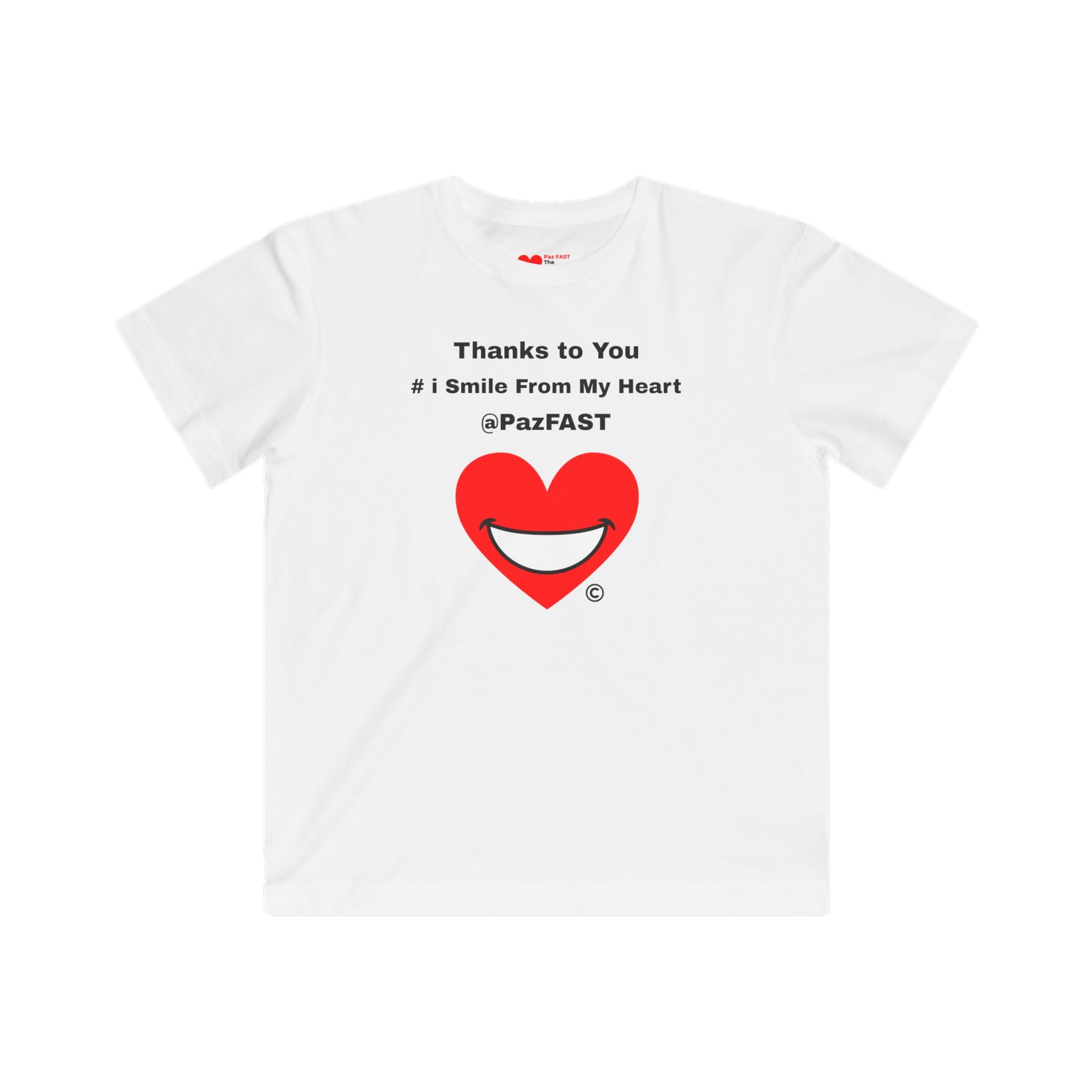 Kids Fine Jersey Tee | Extend Total *Kindness with "Paz FAST, The Love Solution" - The Love Solution