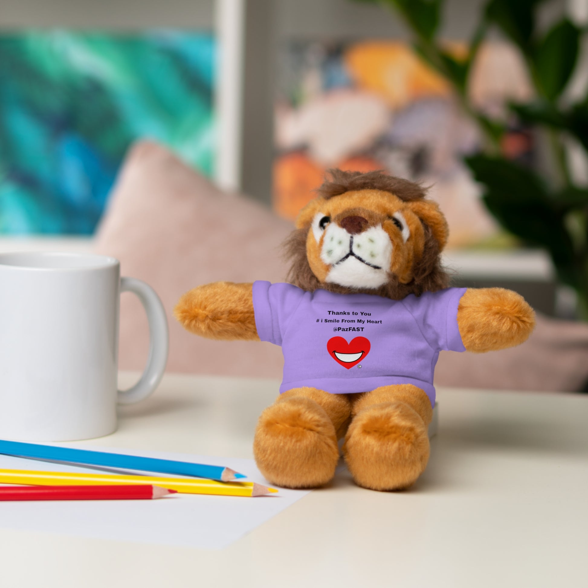 Stuffed Animals with Tee | Extend Total *Kindness with "Paz FAST, The Love Solution" - The Love Solution