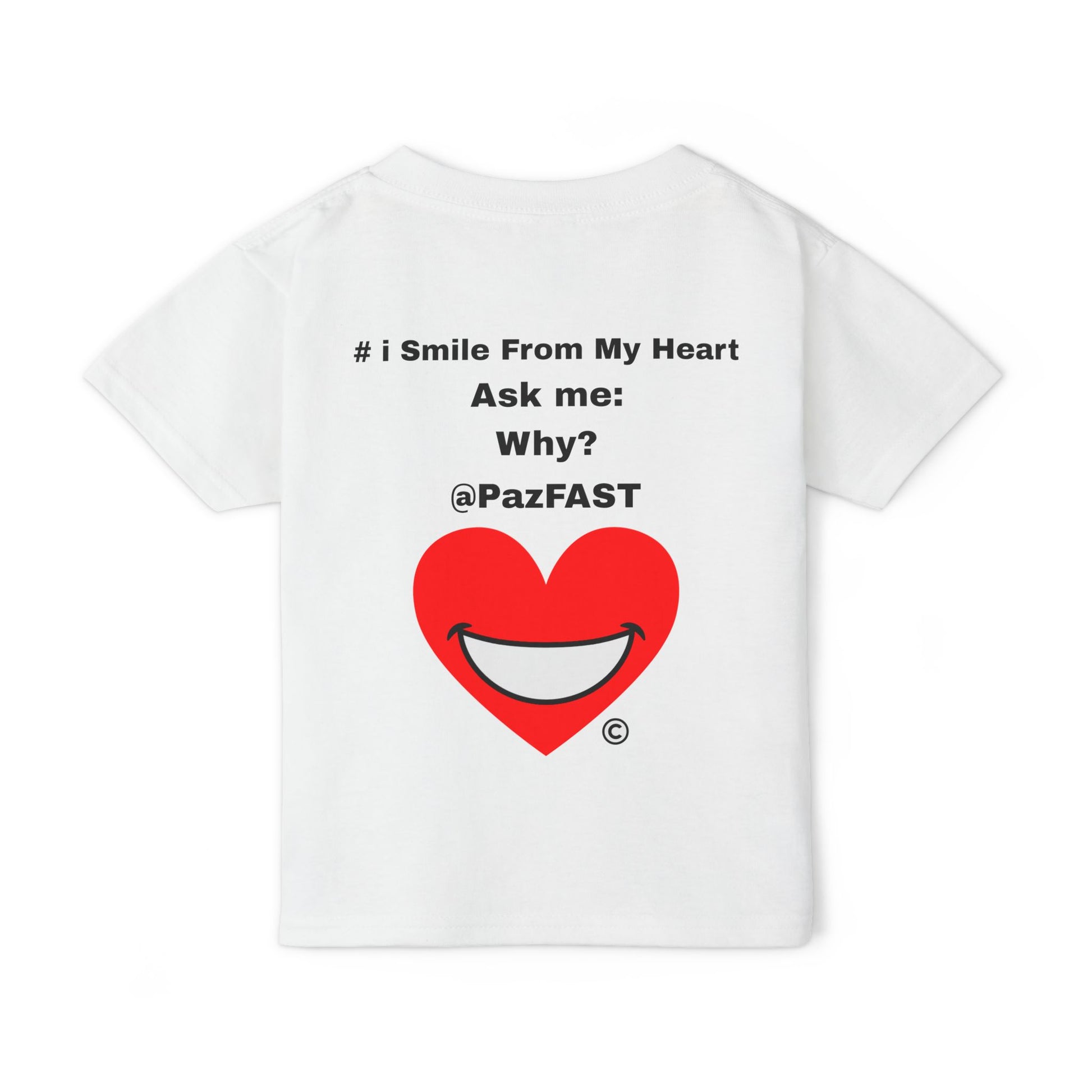 Heavy Cotton™ Toddler T-shirt | Extend Total *Kindness with "Paz FAST, The Love Solution" - The Love Solution