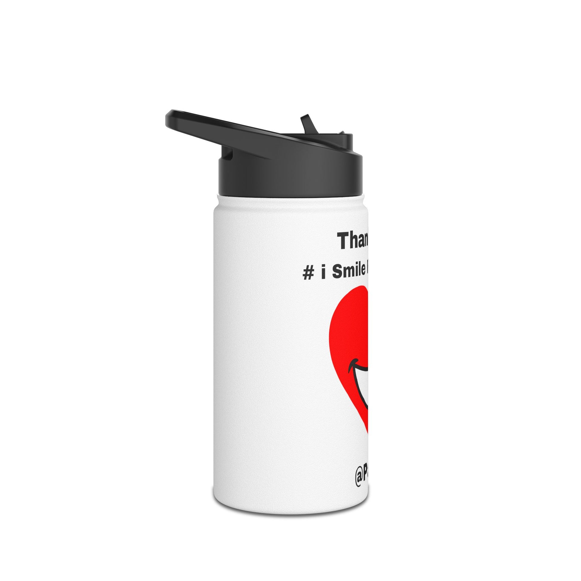 Stainless Steel Water Bottle, Standard Lid | Extend Total *Kindness with "Paz FAST, The Love Solution" - The Love Solution