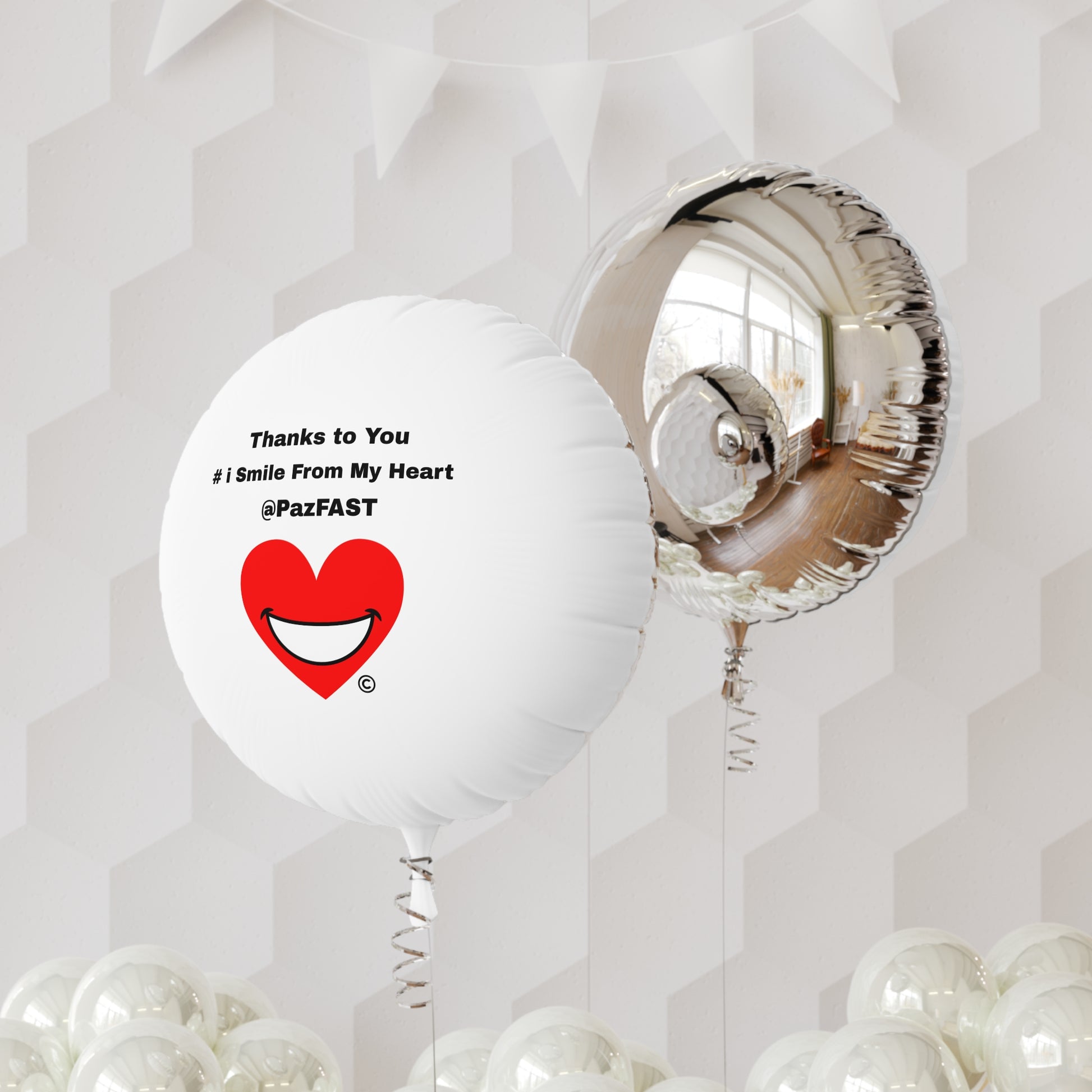 Mylar Helium Balloon | Extend Total *Kindness with "Paz FAST, The Love Solution" - The Love Solution